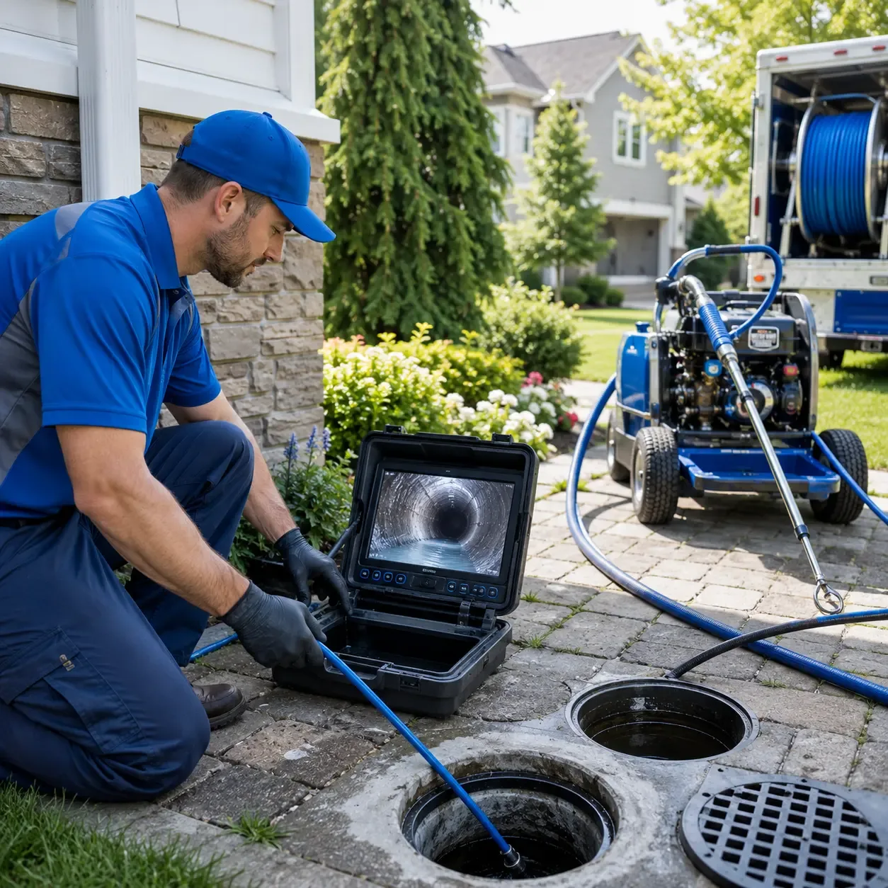 Outdoor drain cleaning professionals serving Folcroft, PA
